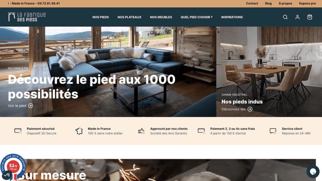 la fabrique des pieds le site web